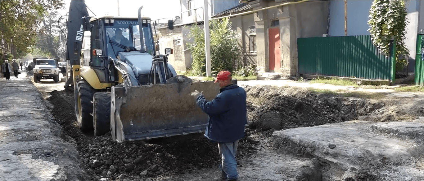 ремонт дорог в Бельцах