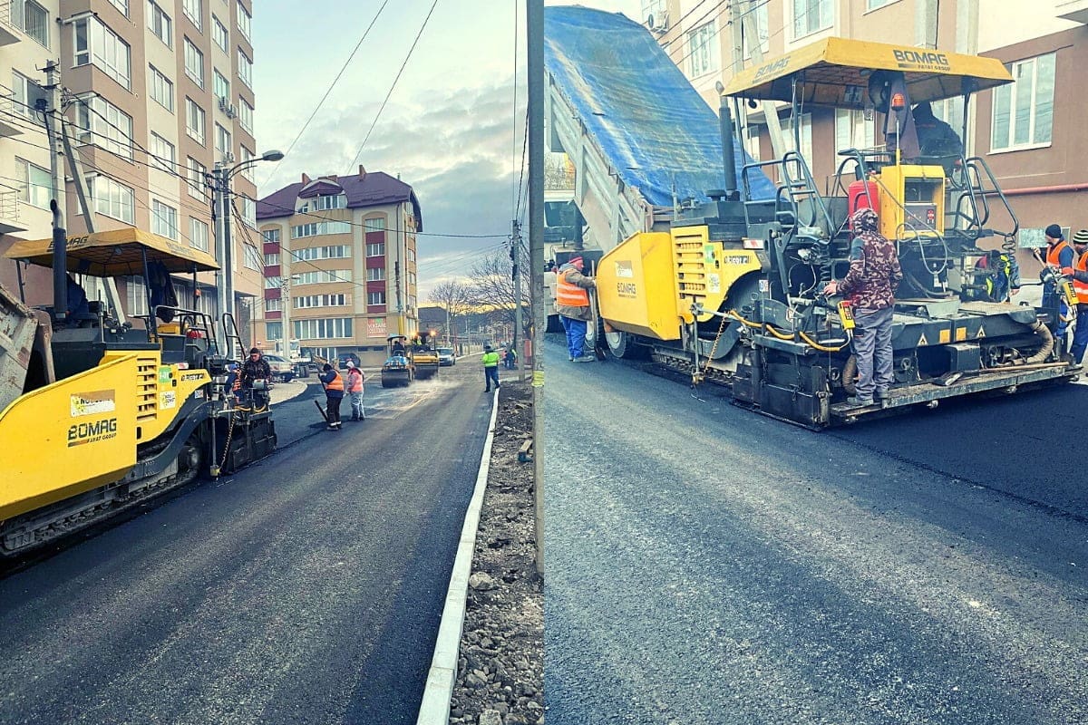 дорога из переработанного пластика в Молдове