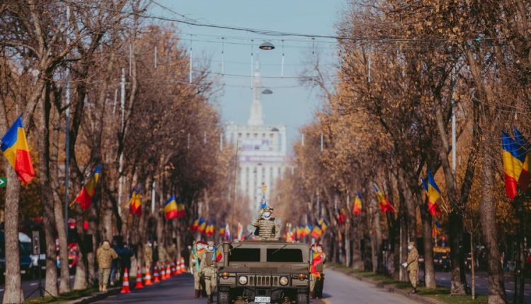 военный парад в Румынии